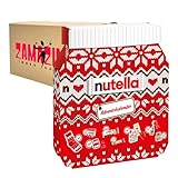 Nutella Adventskalender 2024 528g | Entdecke täglich köstliche Überraschungen mit Socken, Kartenspiel und Schlüsselanhänger | 24 Türchen voller Genuss und Leckereien für die Vorweihnachtszeit