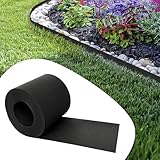 GARDENIX Flexible Rasenkante Kunststoff - Rasenbegrenzung & Beetumrandung Rund, Beeteinfassung Kunststoff, UV-Resistent, Wetterbeständig, 10m x 14cm