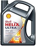 Shell 550042318 Helix Ultra 5W40 Motoröl, 5 l