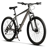 MEGHNA Premium 26Zoll Mountainbike Aluminium Rahmen MTB Fahrrad für Mädchen Jungen Herren und Damen-21 Gang Schaltwerk,Kettenschaltung,Jugendfahrrad MTB Hardtail Kinder Fahrrad