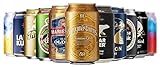 Dänisches Bier Schwedisches Finnisches Dosenbier Geschenkbox Bier-Geschenke für Männer Geschenke Geburtstagsgeschenk Frauen, inkl. 3,00 EUR EINWEG (12 x 0,33 l)