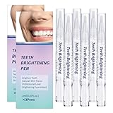 6PCS Zahnaufhellung Stift, Teeth whitening Gel Professionally Formulated, Teeth Whitening Essence Pen, Schnelles Zahnbleaching, Effektives Bleaching Zähne & Zähne Aufhellen für Strahlend Weiße Zähne