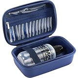 ProCase Reiseetui für NeilMed Sinus Rinse Nasendusche Set, Tragetasche für Maoever Neti Pot Nasenspülkanne, Tasche für Sinus-Spülflasche und Nasenspülsalz Nasenwasch-Salzpaketen Etui -Navy
