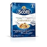 Riso Scotti Carnaroli Risotto Reis (12x 500g) – Perfektes Al Dente, 100% italienischer Reis