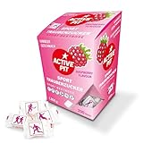 Pit Süßwaren Sport Traubenzucker – Active Pit Traubenzuckerbonbons mit Himbeergeschmack, schnelle Energie für Sportler & Denker, einzeln verpackt 200 Stk. im Karton