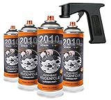 Paintsystems 4 x400ml, Felgenfolie schwarz matt, inkl. Handgriff Spraymaster