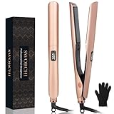 Glätteisen Locken und Glätten 2 in 1 SWORCHI Haarglätter Lockenstab Ceramic Hair Straightener für Lange Kurze Haare Hairstyler, Reiseglätteisen mit LCD Display, Einstellbare Temperatur 120°C-230°C