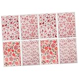 HOMSFOU 2 Sätze Tonpapier Übertragen Löslich Klebrig - Transfer-ton-Aufkleber -transferpapier Tonübertragung Wasserrutsch-aufkleberpapier Tontransfers 4 Blätter * 2