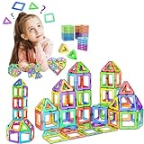 COOLJOY Magnetische Bausteine| 40 Teile Magnetbausteine Magnete Kinder | Magnetspielzeug Tiles | Magnet bausteine für Spielzeug ab 3 4 5 6 Jahre Kinder Jungen und Mädchen Geschenk