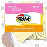ZELAITE 48 Super Puzzle Kleber transparent, Puzzle Saver, Puzzle Folie selbstklebend, Puzzle Saver can fix The Puzzle, Optimal für 6 x 1000 Teile oder 12 x 500 Teile Puzzle (48) (48)