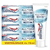 Odol-med 3 All in One Schutz Atemfrisch Zahnpasta, 4 x 75 ml, Zahncreme für ein reines und extra frisches Mundgefühl