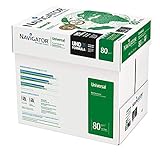 Navigator Universal Kopierpapier 80g/m² A4, weiß, Karton zu 2.500 Blatt (5x500 Blatt)
