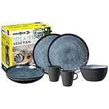 BRUNNER 0830143N.C9X Campinggeschirr Set für 2 Personen, Tête-À-Tête Venetian, 8-teilig