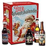 Kalea | Bier-Adventskalender | Edition Happy Santa | Bestückung 2024 | 24 x 0,33l Bierspezialitäten | Biergeschenk zur Vorweihnachtszeit