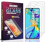 RKINC 3 Stück, Panzerglas Schutz Glas für Huawei P30 Lite, Nova 4e, Panzer HD Displayschutzfolie, 0,33 mm kratzfest, splitterfrei, blasenfrei, lebenslangeGarantie