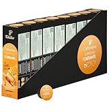 Tchibo Cafissimo Vorratsbox Espresso Caramel Kaffeekapseln, 80 Stück – 8x 10 Kapseln (Espresso, ausdrucksvoll mit Sahne-Karamellnote), nachhaltig & fair gehandelt, Flavoured Edition