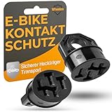 WHEELOO Kontaktschutz Abdeckung für Bosch E-Bike I 2er Set I Schwarz I eBike Akku Zubehör I Ladekabel Pin Schutz gegen Regen, Schmutz und Dreck