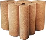 Floordirekt Rollenkork 100 x 200 cm, 5 mm - Natürliche Dämmunterlage - Vielseitig einsetzbar - Schall- und wärmeisolierend
