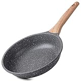 ZUOFENG Antihaft Pfanne Bratpfanne Beschichtet 20cm, Granit Pfannen Nonstick Frying Pan, Beschichtete Pfanne Für Gasherd Induktion