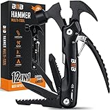 BIIB Geschenke für Männer, Vatertagsgeschenk für Papa, 12 in 1 Multitool Camping Zubehör, Gadgets für Männer Geschenke für Papa Geschenk Vatertag, Geburtstagsgeschenk für Männer, Weihnachtsgeschenke