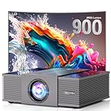 ULTIMEA Beamer 4K Heimkino Unterstützt 900 ANSI-Lumen mit Hindernisvermeidung und 6D Trapezkorrektur, 30W Lautsprecher, Native 1080P Projektor WiFi Bluetooth 5.3 für Wohnzimmer, Apollo P60 Smart-Serie