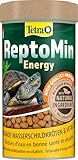 Tetra ReptoMin Energy Schildkröten-Futter - ausgewogenes, nährstoffreiches Futter mit Krill & Garnelen, 250 ml Dose