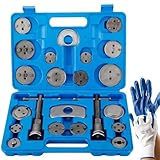 FreeTec 24 tlg. Universal Bremskolbenrücksteller Set Bremssattel Kolben Wind Zurück Tool Kit Bremse Instandsetzung Werkzeug Bremskolben