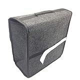 BUENNUS Kofferraum-Organizer, weicher Filz, 30 x 16 x 29 cm, Auto-Organizer, rutschfest, zusammenklappbar, feuerfest, für Honda CRV Civic Accord Ford Focus Fusion Toyota RAV4 Jeep SUV/LKW/Limousine