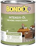 0,75L Bondex Intensivöl teak Intensiv Öl Holzöl Holzpflegeöl Holz