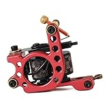 TTOOGO Professionelle Spulen -Tattoo -Waffe, Liner und Shader -Tattoo -Maschine mit 12 Wraps für stabile Ausgangskopper -Stabwerkzeug,Shader