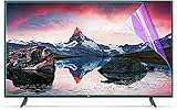 TV Displayschutzfolie 32-75 Zoll Antireflex Entspiegelung Filterfolie Anti-Kratzer Blaulichtfilter für LCD/LED/OLED QLED 4K HDTV 101.6 cm (50 Zoll randlos)