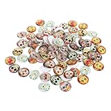 Angoily 300 Stck. Halloween Cabochons Rund Dome Schmuck Zubehör DIY Basteln für Halsketten Armbänder Personalisierte Mosaiksteine