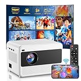 Smart Beamer 5G WiFi Heimkino Projektor,16000 Lumen Full HD 1080P Beamer,Elektrischer Fokus 200 Zoll Zoom Bluetooth Projektor Kompatibel IOS/Andriod/Fire Stick/Laptop/PS5