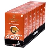 Dallmayr CREMA d'Oro INTENSA Kaffeekapseln Intensität 8/13, kompatibel mit K-fee, ALDI EXPRESSI* & Tchibo Cafissimo*, vollmundig & intensiv, 96 Kapseln (6 x 16 Stück)