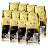 Cafeclub Supercreme Schweizer Schümli Kaffee Bohnen 8kg (8x1kg)