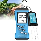 7-In-1-Schnelltester, BodenfeuchtemessgeräT FüR Pflanzen, Phosphor, Kalium, Ph, Feuchtigkeit, NäHrstoffleitfäHigkeit, Lcd-Display Mit Hintergrundbeleuchtung, FüR Garten, Rasen Und Pflanzenpflege