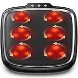 RENPHO Fußmassagegerät mit Wärme, Shiatsu Fussmassagegerät Elektrisch,18 Flexible Kneading Massageköpfen, Fussmassagegerät für Plantar Fasciitis, Vatertagsgeschenk für Papa