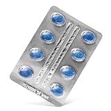 16 blaue hochdosierte Tabletten für Männer. Wirkstoffe auf Naturbasis. Keine synthetischen Zusatzstoffe. Gewünschte Ergebnisse - stärker und schneller. (Nahrungsergänzung flav.d.)