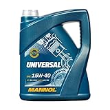 MANNOL Universal 15W-40 API SG/CD Motorenöl, 5 Liter