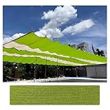 Sonnensegel, U-förmig, mit Montageset, perfekt für Garten, Terrasse und Hinterhof, 1,8 x 9 m, Sonnenschutz
