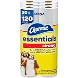 Charmin Essentials Strong Toilettenpapier, 30 Mega Rollen = 120 reguläre Rollen