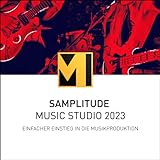 SAMPLITUDE Music Studio 2023 – Das komplette Studio zum Komponieren, Aufnehmen, Mixen und Mastern | Audio Software | Musikprogramm | Windows 10/11 PC | 1 Lizenz