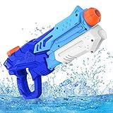 Kiztoys&1 Kiztoys&1 Wasserpistolen für Kinder, leistungsstarke Wasserpistolen mit 600 ml großem Fassungsvermögen und 10 m großer Reichweite für Jungen, Mädchen, Kinder, Sommer, Schwimmbad, Strand, Out