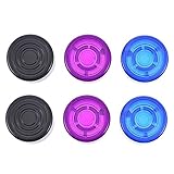 Mikinona 6 Stück Effektpedal Kappenabdeckung Gitarren Effektkappen E Gitarren Pedal Topper Fußschalter Pedal Gitarren Pedal Knopf Topper Gitarren Pedal Zubehör Fußschalter Kappe Aus