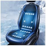 CUCUKAKA Cooling Car Seat, mit 24 Fans, 12v/24v, 3 Kühlstufen Sitzauflage Auto Vordersitze Kühlende Autositzauflage für Auto LKW Van,Blue-12V
