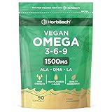 Veganes Omega 3 6 9 Weich-Kapseln | aus Leinsamenöl | Alternative zu Algenöl | Flaxseed oil | 90 Vegan Kapseln | Horbaach