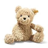 Steiff Kuscheltier Teddy Jimmy hellbraun 30 cm, Soft Cuddly Friends, kuscheliges Stofftier für Jungen, Mädchen & Babys, Kuscheltier ab 0 Monaten, Plüschtier Teddybär