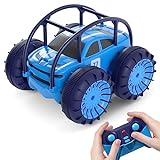 ifollower Direktladung Ferngesteuertes Auto, 4WD 2.4GHz RC Stunt Auto 360° Flips mit LED-Lich MonsterTruck Offroad Spielzeug Mädche Jungen für Kinder ab 3 Jahren