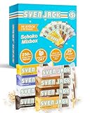 Sven Jack (Energy Cake) Haferriegel Schoko 20x 65g I Original Haferflocken Energieriegel I Veganer & Laktosefreier Haferriegel I Langkettige Kohlenhydrate & wenig Zucker