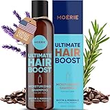 Moerie Ultimate Hair Growth Shampoo – For Longer, Thicker, Fuller Hair - Vegan Friendly Volumizing Hair Products – Paraben & Silicone Free – All Hair Types – Reverse Hair Loss – Moisturizing